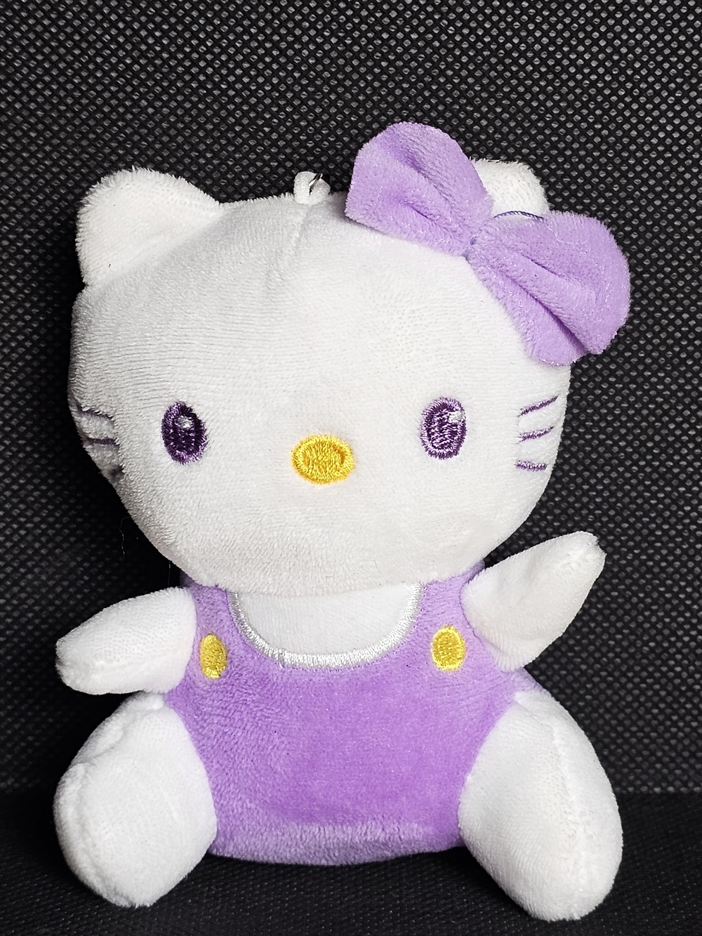 Hello Kitty Plush Keychain- Lavender Outfit